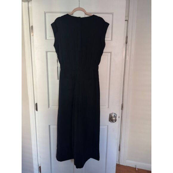 NWT Calvin Klein Wide Leg Jumpsuit, Black, Size 10 - Picture 2 of 10